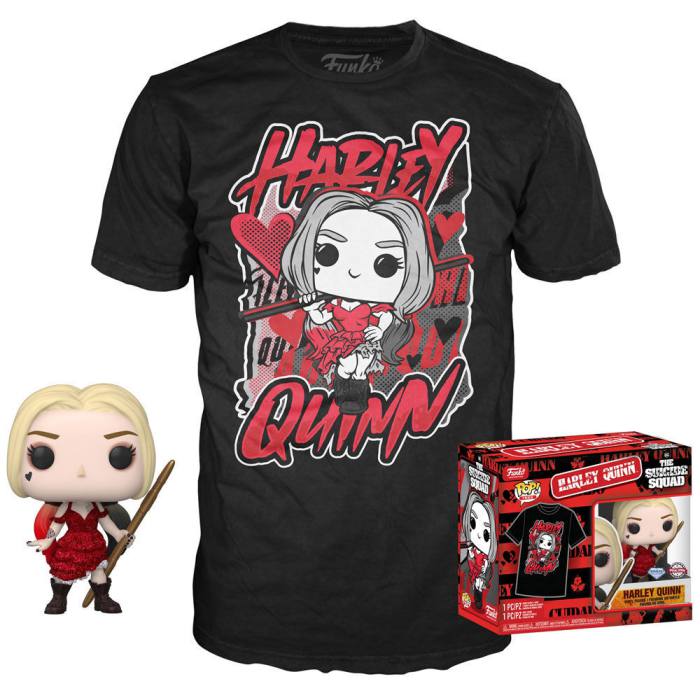 Set figure POP & Tee DC Comics Escuadron Suicida Harley Quinn 181