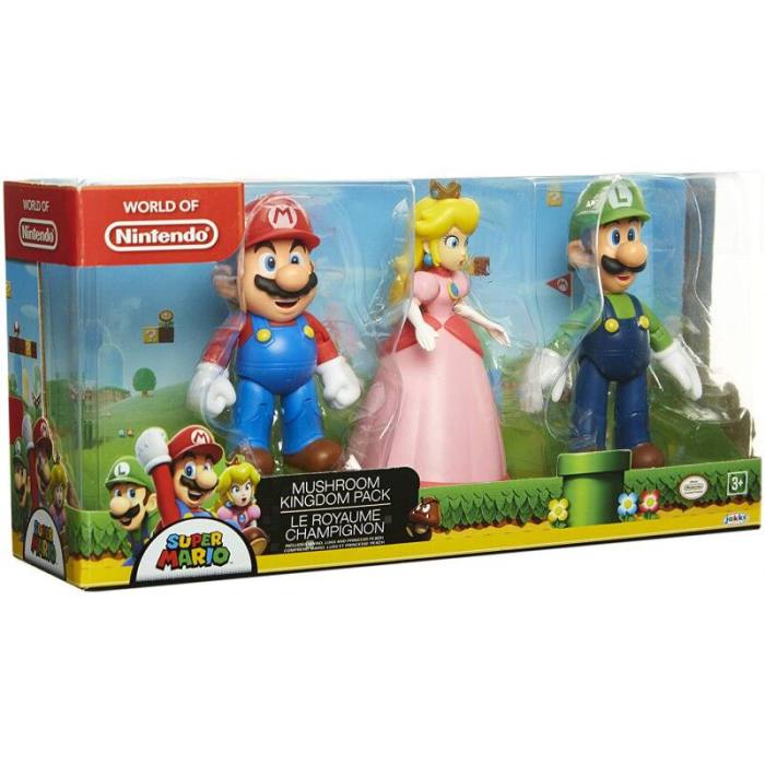 Super Mario Bros pack 3 figures 10cm 2038