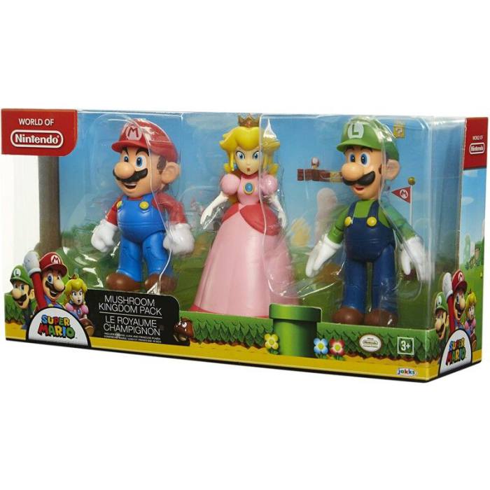 Super Mario Bros pack 3 figures 10cm 2041
