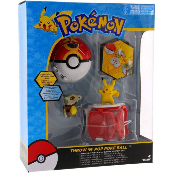 Pokemon Pokeball Pikachu + Cubone blister 2145