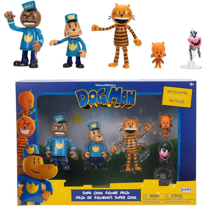 Dogman pack 5 figures 6cm 2300