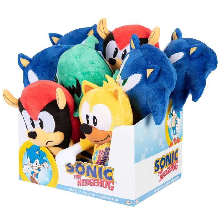 Sonic The Hedgehog assorted plush toy 22cm 3152