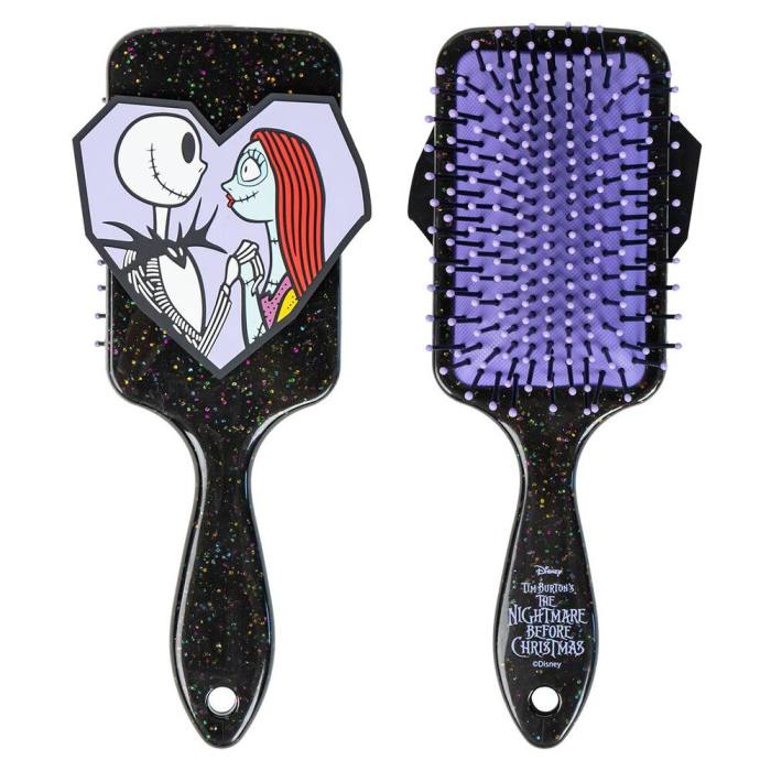 Disney Nightmare Before Christmas Jack & Sally hairbrush 4551