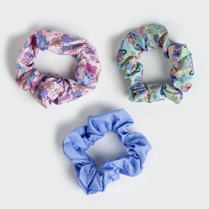 Disney Stitch set 3 scrunchies 4741