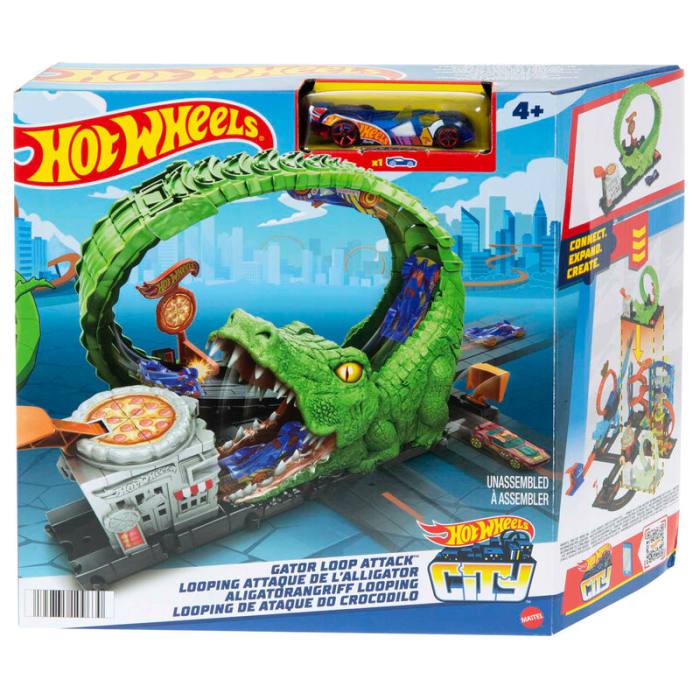 Hot Wheels City Gator Loop Attack 5888