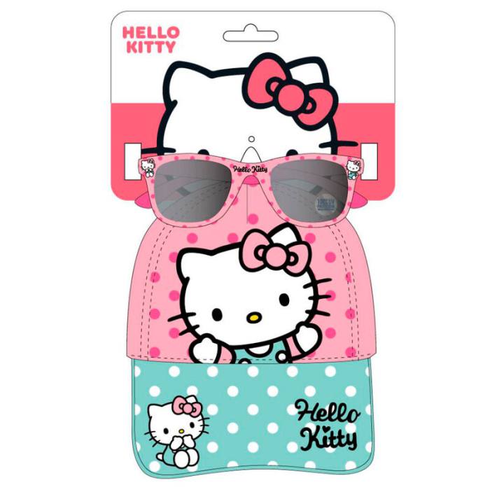 Hello Kitty set cap + sunglasses 5139