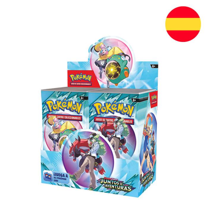 Spanish Pokemon Adventures Together assorted Collectible card game envelope 6839