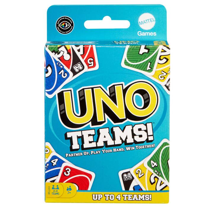 UNO Teams card game 6441