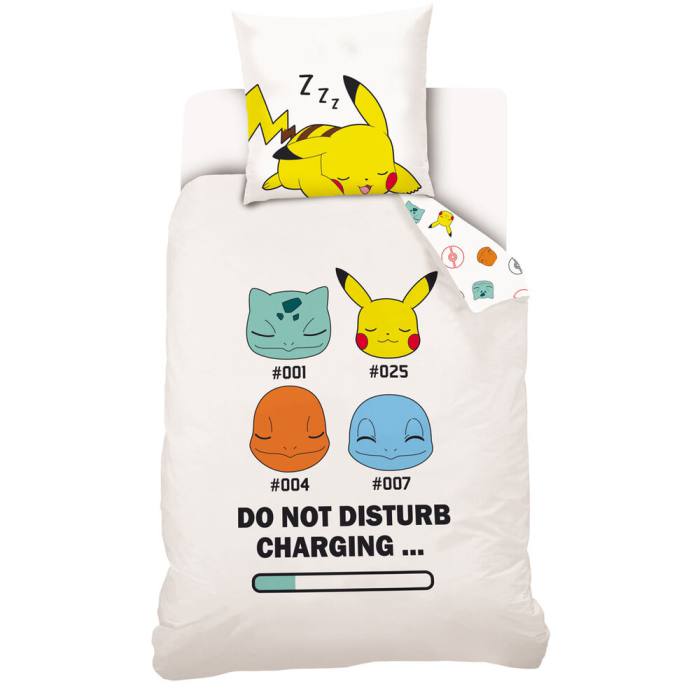 Bombažna posteljnina Pokémon 7407