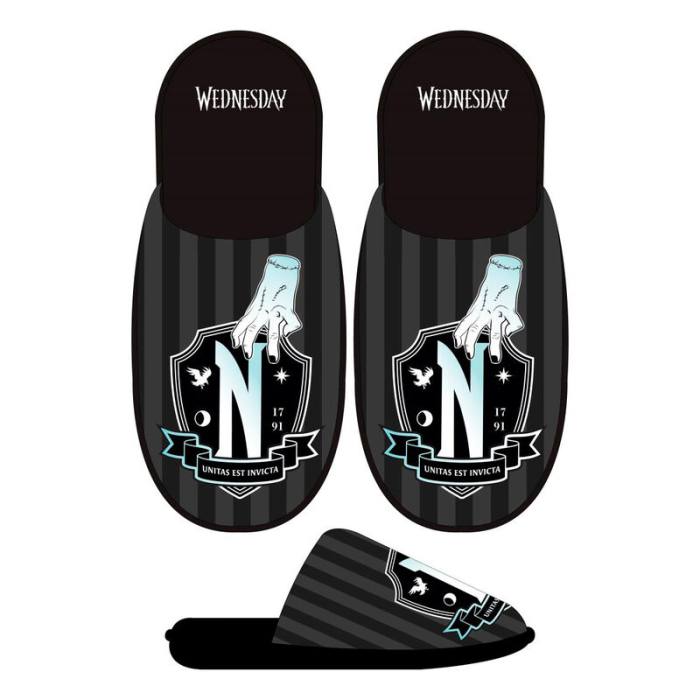 Wednesday adult slippers 7043