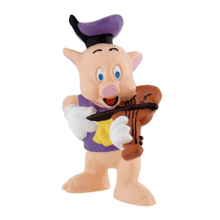 The Three Little Pigs Fiddler figure 6cm 8529