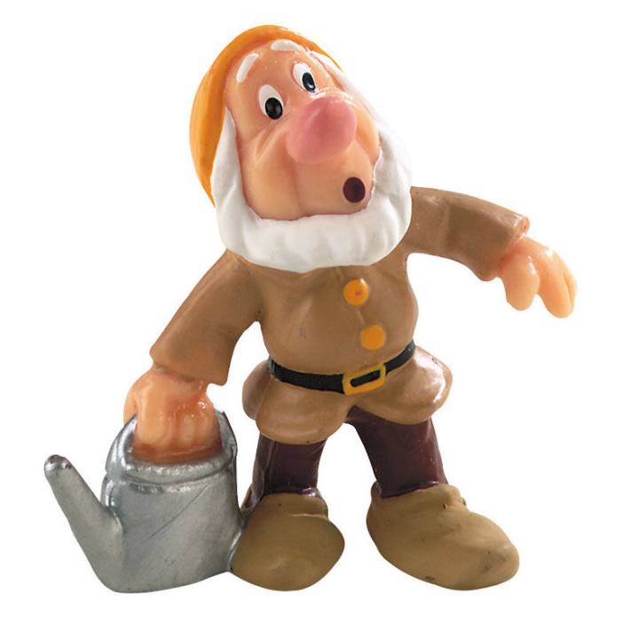 Disney Snow White Watering can dwarf figure 5cm 8525