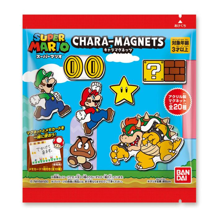 Super Mario Bros assorted About surprise chara magnet 6cm 9076