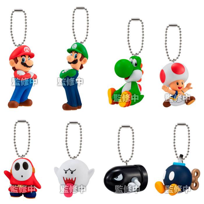 Super Mario Bros assorted surprise envelope keychain figure 2,5cm 9030
