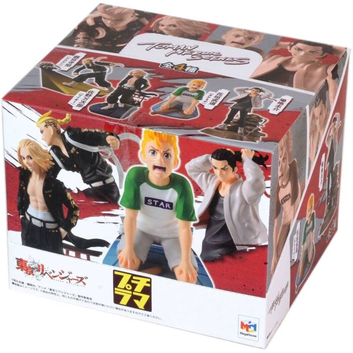 Toman Heroic Scenes Tokyo Revengers Series Petitrama pack 4 figures 8cm 11938