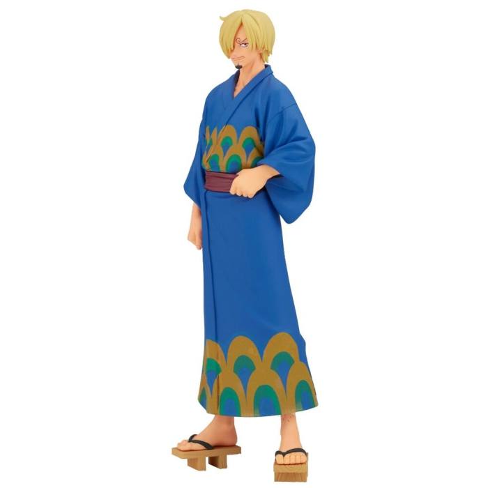 One Piece Grandline Series Wanokuni Yukata Silvers Sanji figure 17cm 16045
