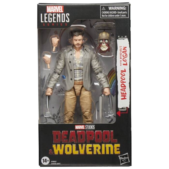 Marvel Legends Series Deadpool & Wolverine - Headpool with Marvels Logan figure 15cm 21589