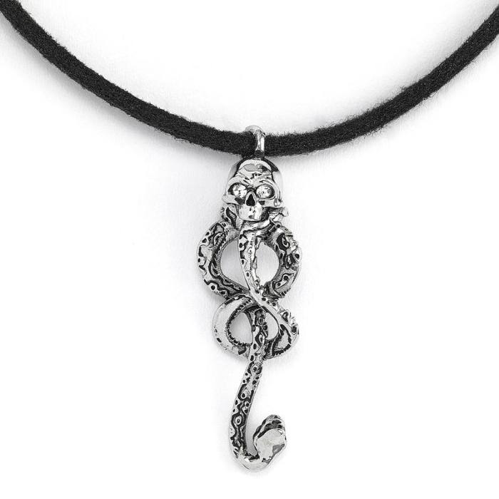 Harry Potter Dark Mark Tattoo Choker necklace 24278