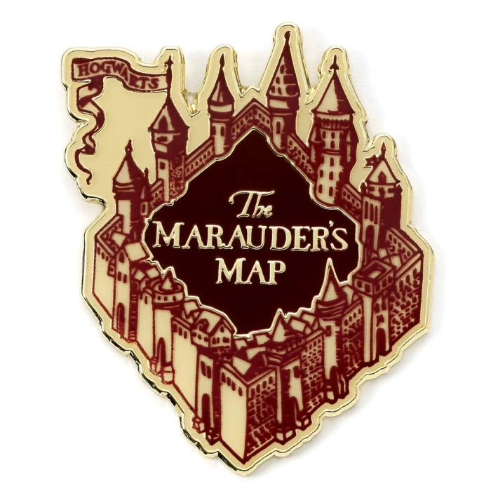 Harry Potter Marauders' Map pin badge 24486