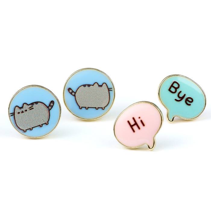 Pusheen Hi Bye Set 3 pairs of earrings 24584
