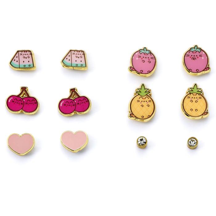 Pusheen Set 6 pairs of earrings 24741