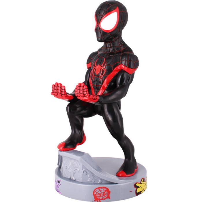 Marvel Spiderman Miles Morales figure clamping bracket Cable guy 21cm 26056