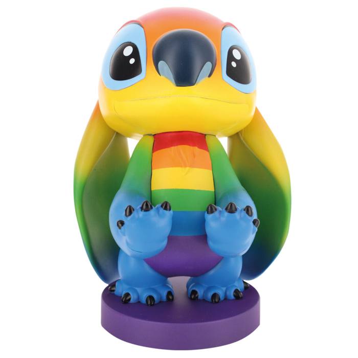 Disney Stitch Rainbow figure clamping bracket Cable guy 20cm 26603