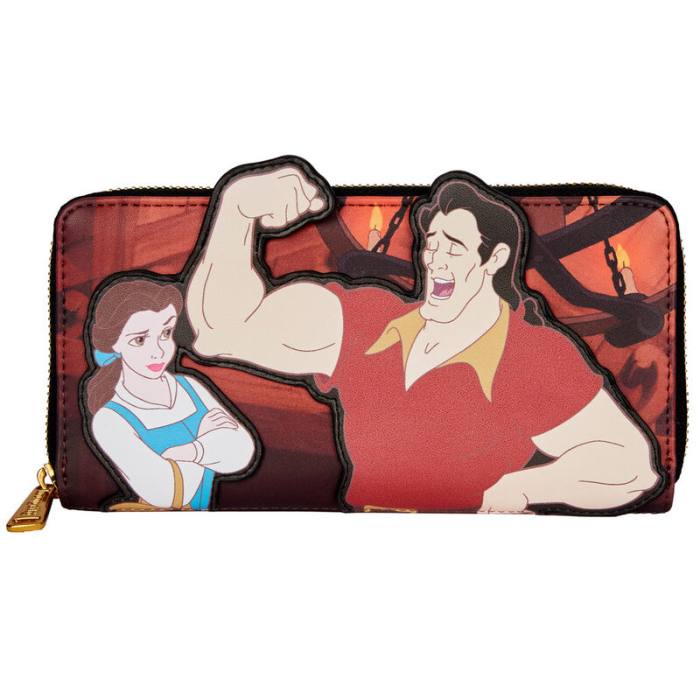 Loungefly  Disney Beauty and the Beast Villains Gaston Scene wallet 29202
