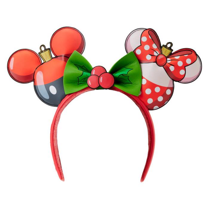 Loungefly Disney Mickey & Minnie Christmas ear headband 29495