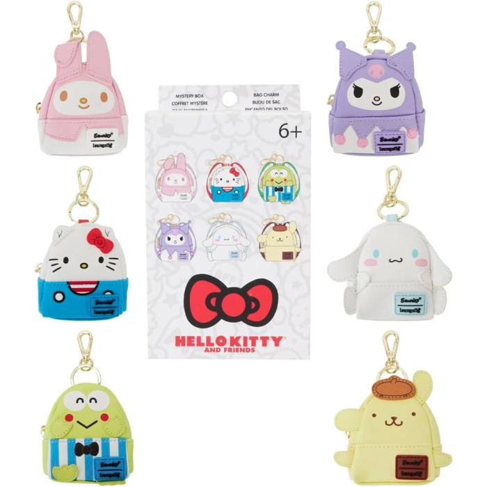 Loungefly Hello Kitty mini backpack keychain mystery box 30852