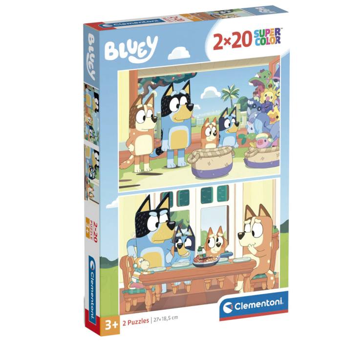 Bluey puzzle 2x20pcs 34135