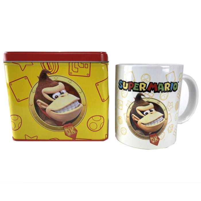 Nintendo Super Mario Bros Donkey Kong Mug + Money box set 35539