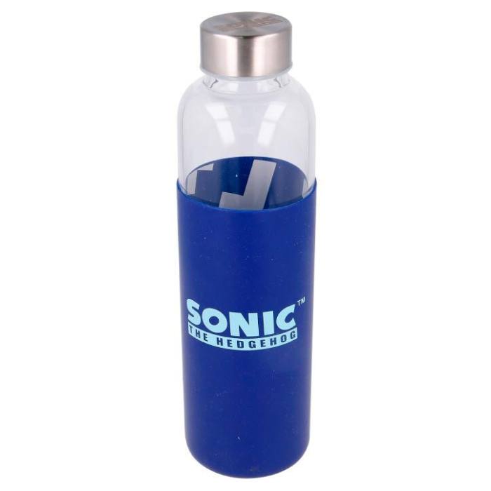 Sonic The Hedgehog silicone cover glass bottle 585ml 36824
