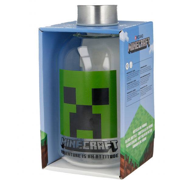Minecraft glass bottle 620ml 36816