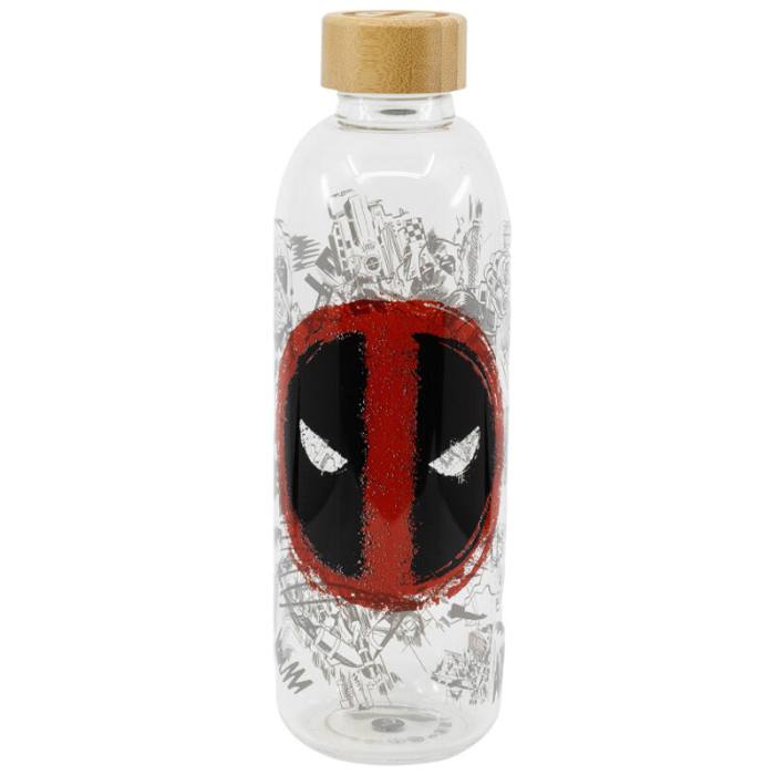 Marvel Deadpool glass bottle 1030ml 36865