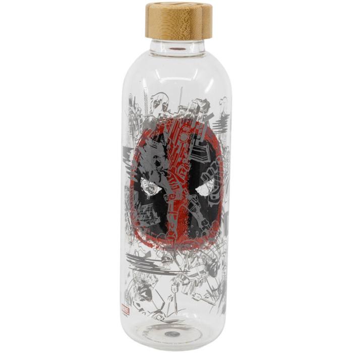 Marvel Deadpool glass bottle 1030ml 36866