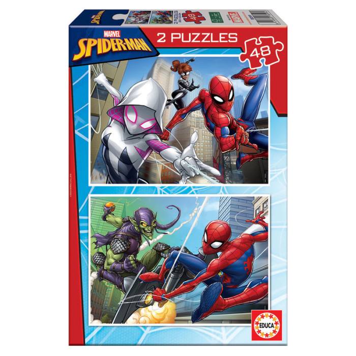 Marvel Spiderman puzzle 2x48pcs 37105