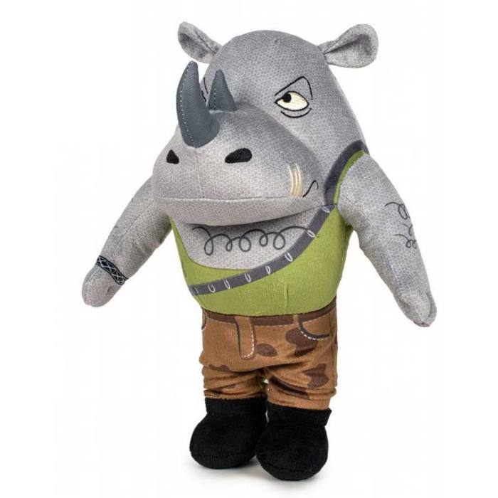 Ninja Turtles Mutant Mayhem Rocksteady plush toy 28cm 37977
