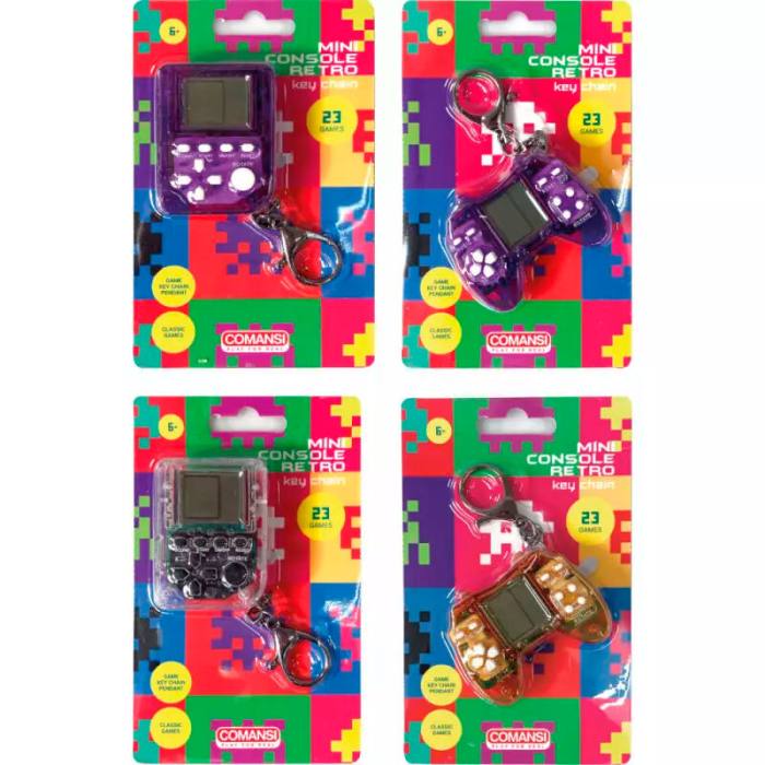 Retro mini console Keychain assorted 37714