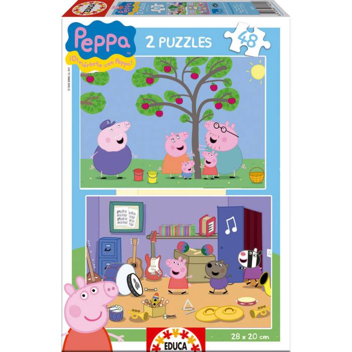 Peppa Pig puzzle 2x48pcs 37061