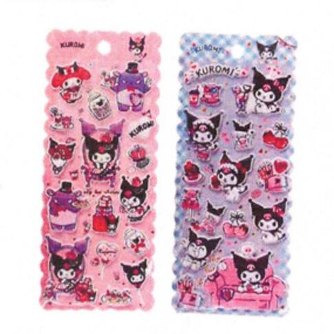 Hello Kitty Kuromi assorted Embossed stickers 37722