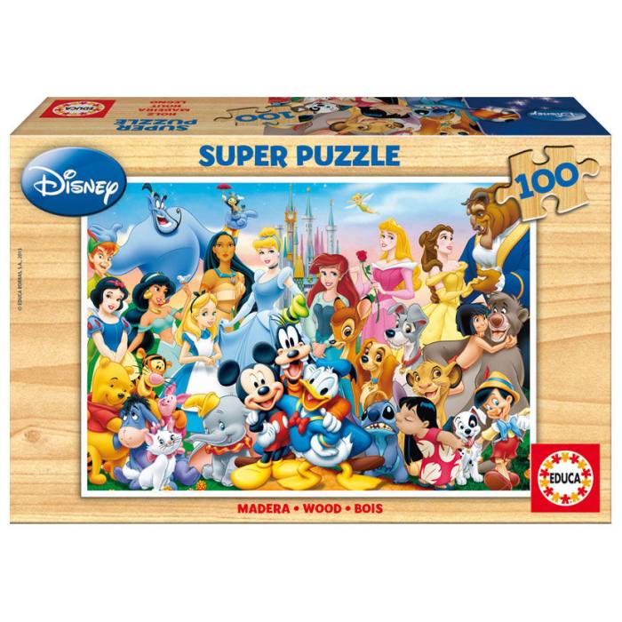 Disney The Wonderful World of Disney puzzle 100pcs 37046