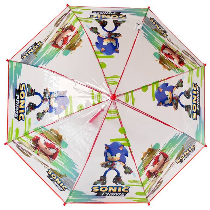 Sonic the Hedgehog manual transparent umbrella 48cm 38450