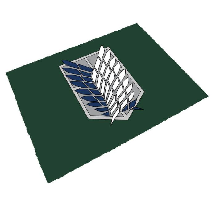 Attack on Titan Emblema Scout doormats 39254