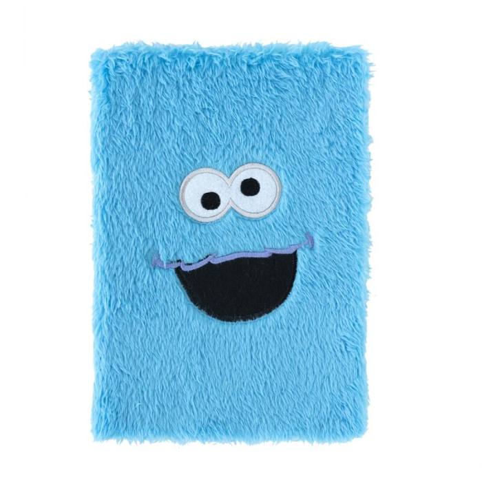 Sesame Street Cookie Monster A5 premium plush notebook 40888