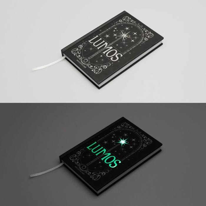 Harry Potter Lumos A5 premium led notebook + pen 40863
