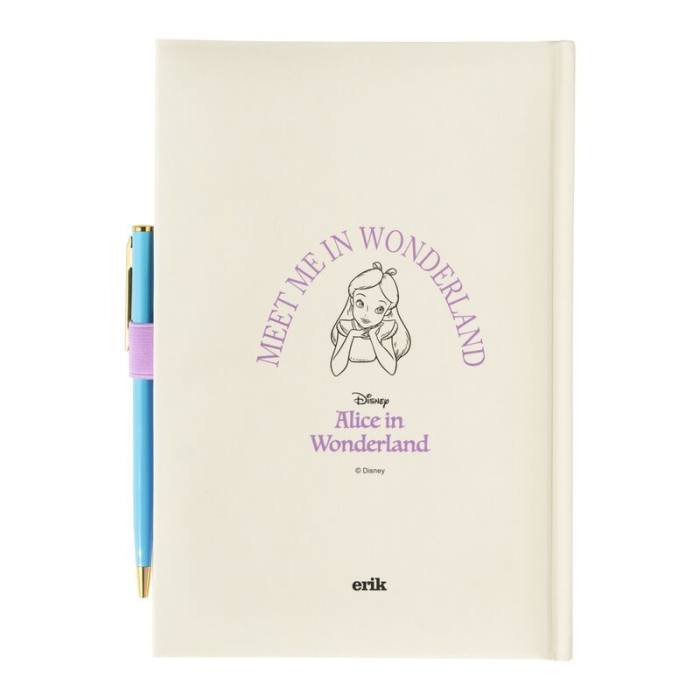 Disney Alice in Wonderland A5 premium notebook + pen 41407