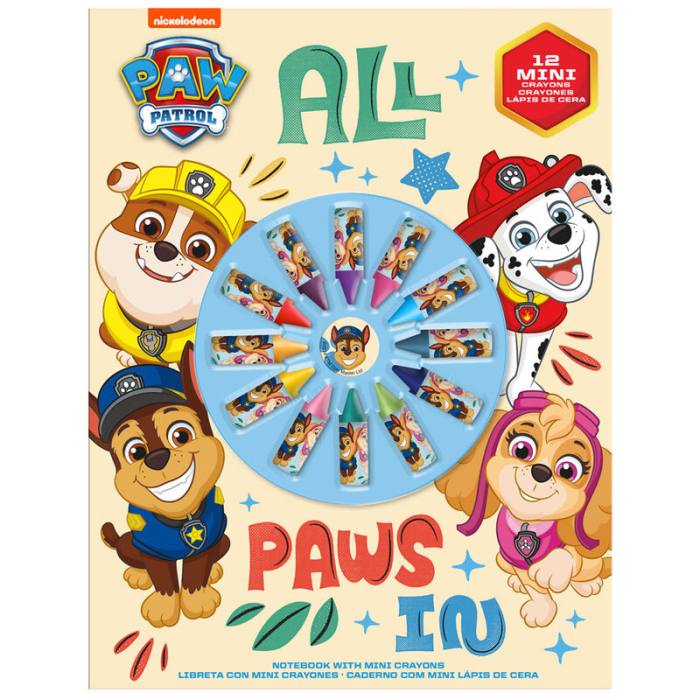 Paw Patrol notebook + stickers 43370