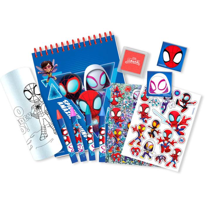 Marvel Spiderman 3D stationery set 43382
