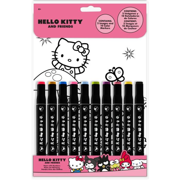 Hello Kitty and Friends paint with numbers 43960